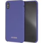 Coques & housses iPhone XS Max Guess violettes en silicone 