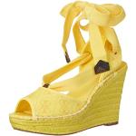 Chaussures casual Guess Cale jaunes à bouts ouverts Pointure 40 look casual pour femme 