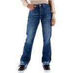 Jeans droits Guess Jeans bleus à franges bio éco-responsable Taille 3 XL look vintage pour femme 