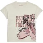 T-shirts Guess Kids beiges Taille 10 ans pour fille de la boutique en ligne Miinto.fr 