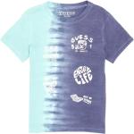 T-shirts Guess Kids bleus à motif tie-dye Taille 9 ans pour fille de la boutique en ligne Miinto.fr 