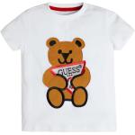 T-shirts Guess Kids blancs à logo Taille 9 ans pour fille de la boutique en ligne Miinto.fr 