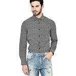 Chemises Guess Alameda bleues Taille M look casual pour homme 