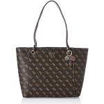 Guess Noelle Elite Tote, Sac Femme, Brown, Taille Unique