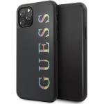 Coques & housses iPhone 11 Pro Guess multicolores à rayures à paillettes Chargeur sans fil 