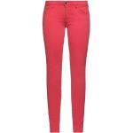 Pantalons taille basse Guess rouges en coton W25 L32 pour femme en promo 