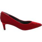 Chaussures Guess rouges en velours Pointure 36 avec un talon entre 5 et 7cm 
