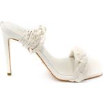 Sandales Guess blanches en cuir en cuir Pointure 40 look fashion pour femme 