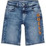 Shorts en jean Guess bleus enfant en promo 