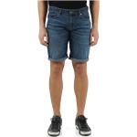 Shorts en jean Guess bleus en lyocell délavés éco-responsable Taille M look casual pour homme 