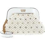 Pochettes Guess blanches look fashion pour femme 