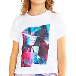 T-shirts à manches courtes Guess blancs Taille 14 ans look fashion pour fille de la boutique en ligne Amazon.fr 