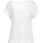T-shirts col rond Guess blancs en modal à manches courtes à col rond Taille XL pour femme en promo 