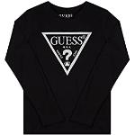 T-shirts à manches courtes Guess noirs Taille 16 ans look fashion pour fille de la boutique en ligne Amazon.fr 
