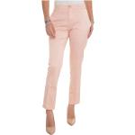 Pantalons chino Guess roses en viscose Taille XS pour femme 