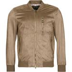 Guess Veste Faux Suede Hooded Bomber