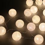 LAC Guirlande Led à Pile 5m 50 LEDs -Petite Guirlandes Lumineuses