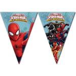 Guirlande triangulaire en plastique Spiderman Web Warriors 230cm