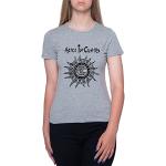 GUNMANTOR Vintage Alice in Chains Sun Faded T-Shirt Gris Femme Manches Courtes Col Rond Grey Womens XS