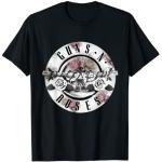 Guns N' Roses Ballon de remplissage officiel pour homme Motif floral T-Shirt