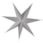 GURU SHOP Étoile de Papier Pliable et Lumineuse de L'Avent, étoile de Noël de 60 cm - Osiris White, Étoiles en Papier - Unicolores