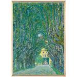 Gustav Klimt - Avenue in The Park Of Schloss Kammer | 1910 Peinture, Affiche Photo, Impression D'art, Cadeau D'arbres, Vert Tendre, Jardin Paysager