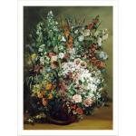 Gustave Courbet, Bouquet De Fleurs Dans Un Vase, Estampes D'art, Art Vintage, Art Mural Sur Toile, Estampes D'art Célèbres, 2V210