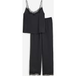 Pantalons de pyjama H&M noirs en dentelle Taille XS pour femme 