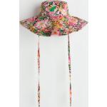 Chapeaux d'été H&M roses en tissu sergé 54 cm Taille 3 XL pour femme 