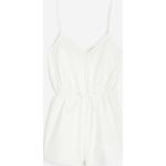 Combishorts H&M blanches avec broderie Taille M pour femme 