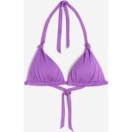 Hauts de bikini H&M violets Taille M pour femme 