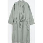 H & M - Robe de chambre en lin lavé - Vert