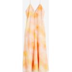 Robes trapèze H&M orange en modal à bretelles spaghetti à col rond Taille XXL pour femme 