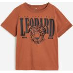 T-shirts à imprimés H&M orange en jersey classiques pour fille de la boutique en ligne H&M 