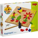 HABA 2310 Large Geo Shape Tack Zap, 102 wooden geometric shapes, ages 3 and Up (Made in Germany)