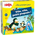 Jeux de plateau Haba en bois à motif pingouins trois joueurs 