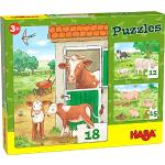 Puzzles Haba à motif animaux de la ferme 