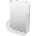 Miroirs de salle de bain Haceka blancs en métal 