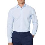 Chemises cintrées Hackett bleues Taille S look fashion pour homme 