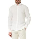 Chemises Hackett blanches en lin Taille XL look fashion pour homme 