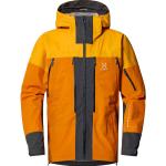 Vestes de ski Haglöfs orange respirantes avec zip d'aération Taille M look fashion pour homme 