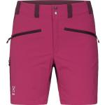 Pantalons de randonnée Haglöfs violets Taille S look fashion pour femme en promo 