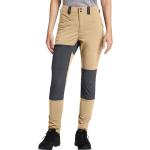 Pantalons de randonnée Haglöfs beiges éco-responsable Taille S pour femme 
