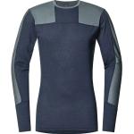 Vêtements de sport Haglöfs bleus en laine éco-responsable Taille XL pour homme 