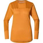 Vêtements de sport Haglöfs orange en laine éco-responsable Taille S pour femme 