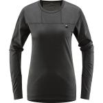T-shirts Haglöfs noirs en laine éco-responsable Taille S pour femme 