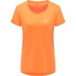 T-shirts techniques Haglöfs orange en polyester bluesign éco-responsable Taille XXL pour femme 