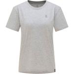 T-shirts Haglöfs gris en coton à manches courtes bio éco-responsable à manches courtes Taille S classiques pour femme 