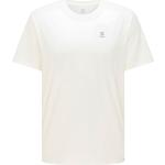 T-shirts Haglöfs blancs en coton à manches courtes bio éco-responsable à manches courtes Taille XL classiques pour homme 
