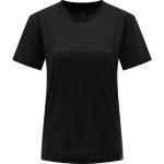 T-shirts Haglöfs noirs en coton à manches courtes bio éco-responsable à manches courtes Taille XS classiques pour femme 